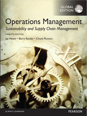 cover image of Operations management : sustainability and supply chain management, 12th Global edition